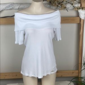 MICHAEL Michael Kors White Short Sleeve Top